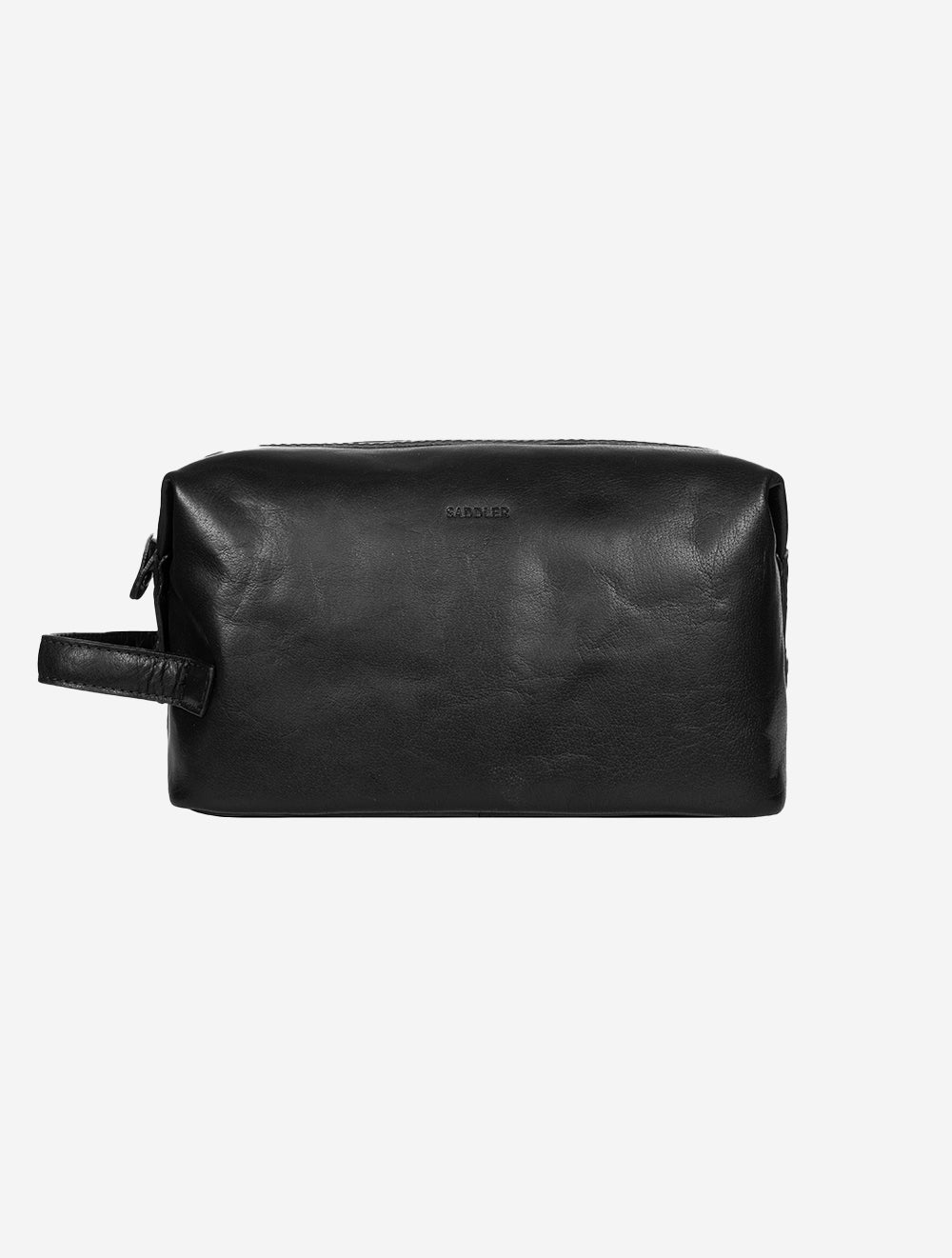 Small leather toiletry bag sale