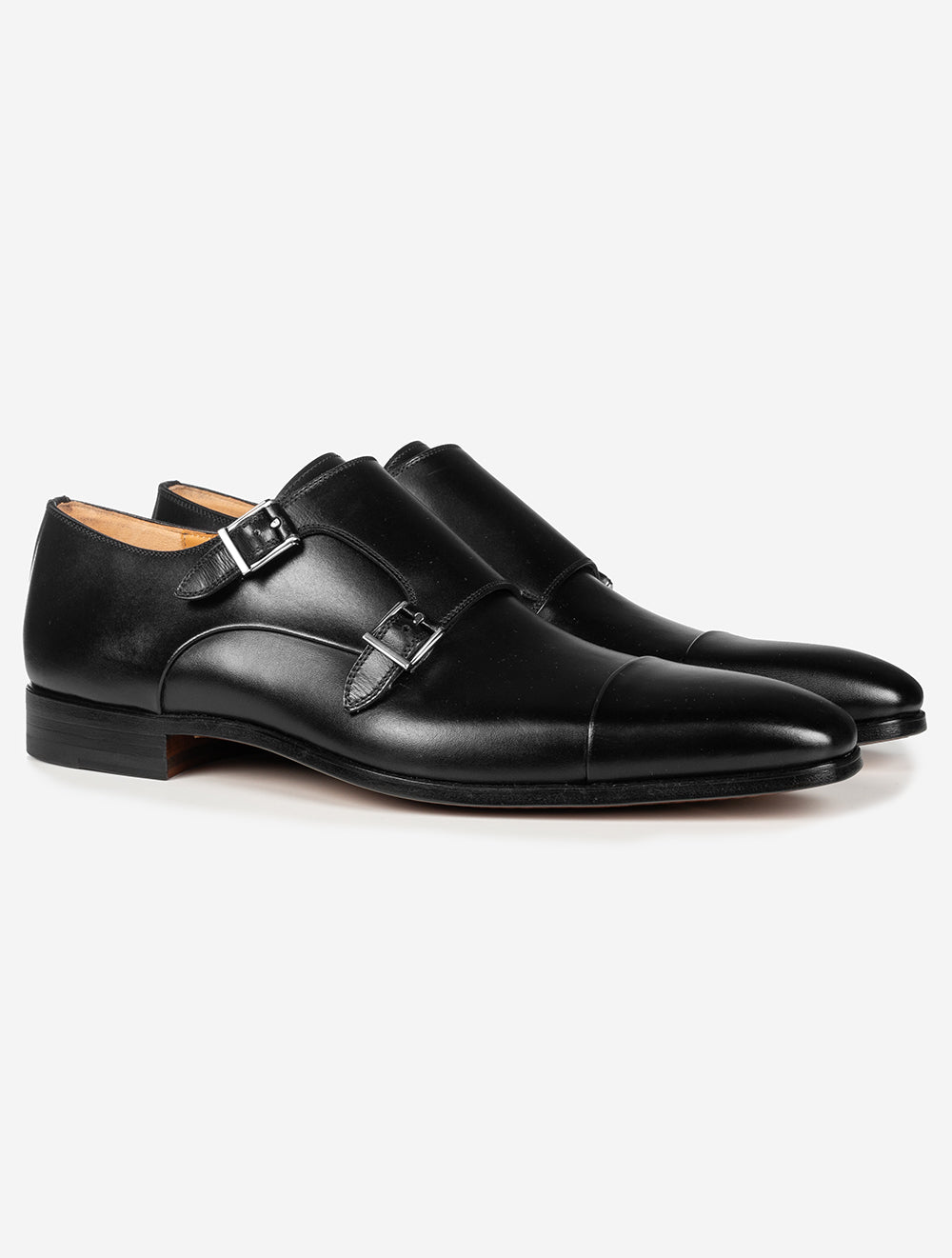 Magnanni Double Monk Shoe Black Stylish Men s Formal Footwear Collection Now in Louis Copeland Stores