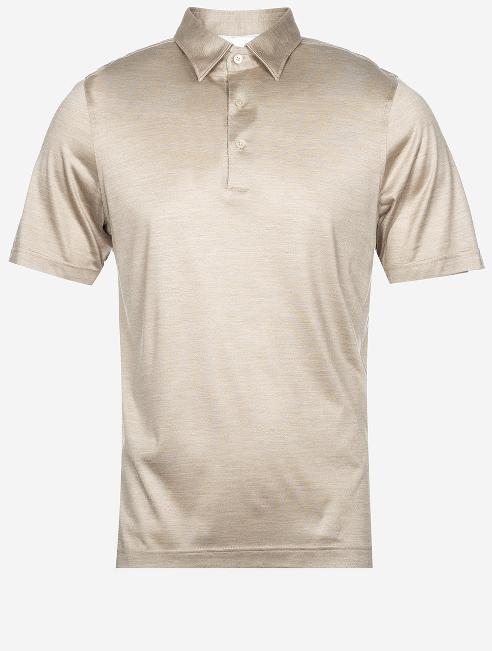 Silk Polo Beige