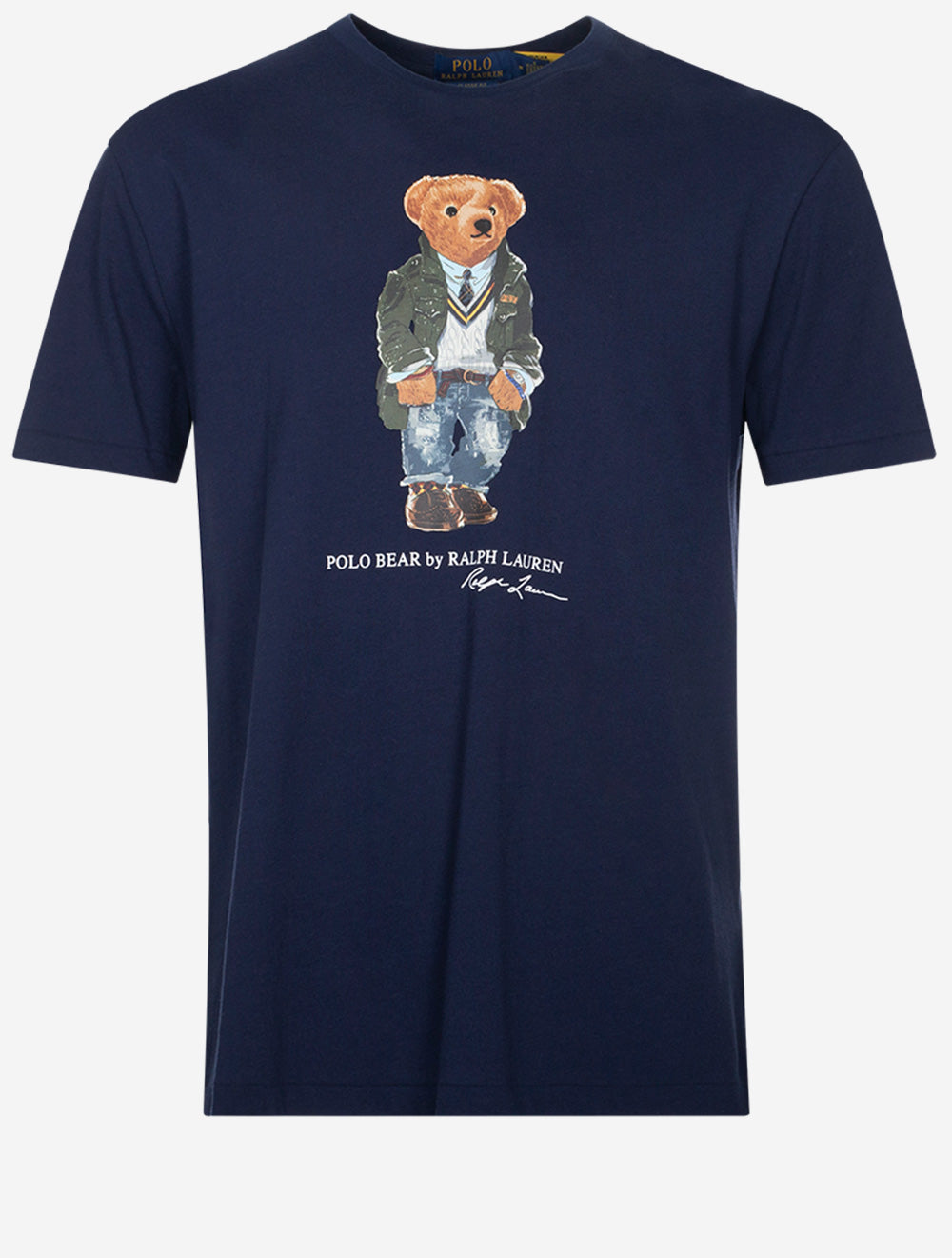 Ralph Lauren Classic Fit Polo Bear Jersey T Shirt Navy Trendy Stylish Men s T Shirts at Louis Copeland Sons