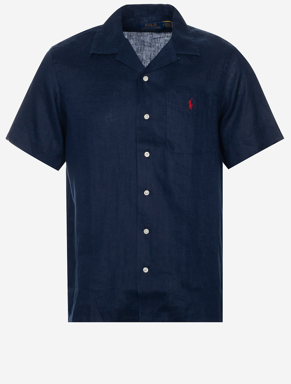 Ralph lauren navy blue short sleeve shirt best sale