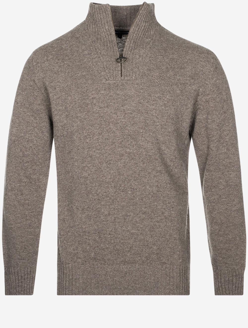 Men's barbour essential lambswool half zip sweater best sale