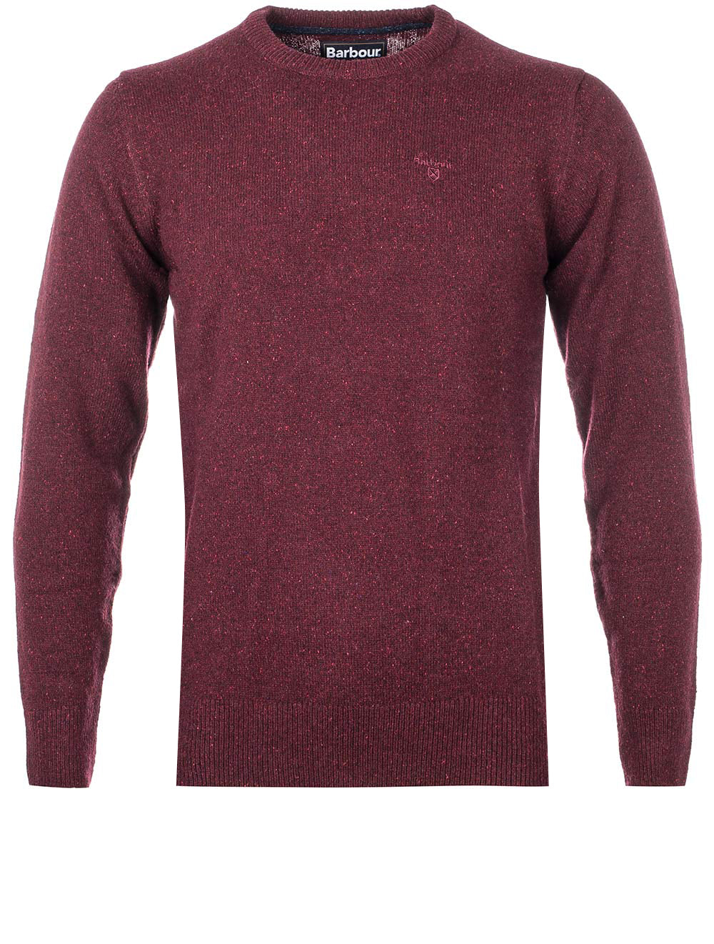 Barbour Tisbury Sweater Red Quality Men s Knitwear Collection at Louis Copeland Sons