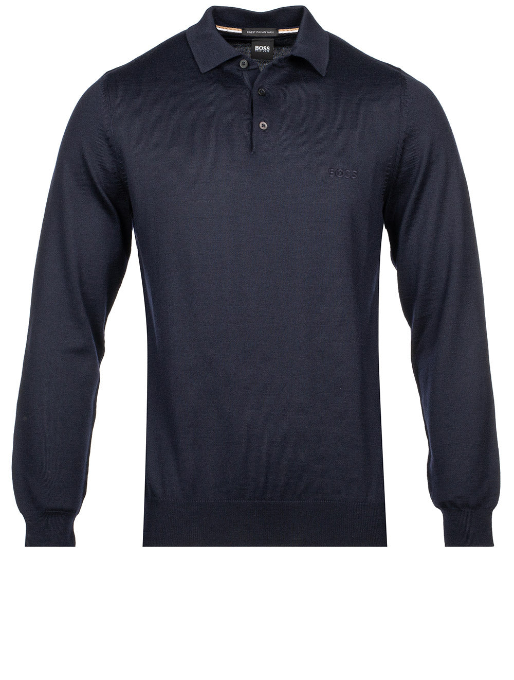 Pull polo Hugo Boss Black Bono bleu marine Des tricots elegants pour hommes desormais disponibles dans les magasins Louis Copeland Sons