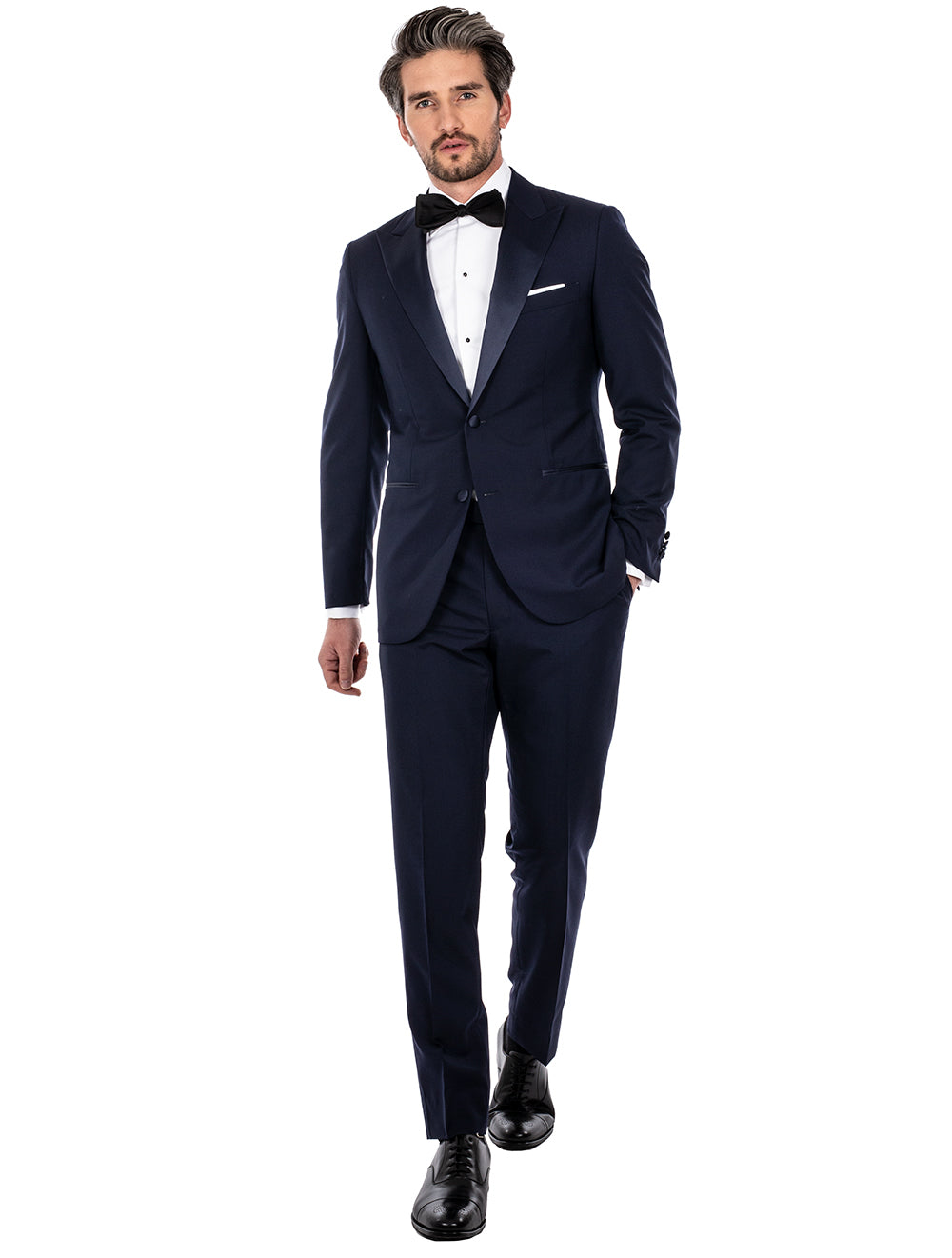 Mens navy blue tuxedo suits sale