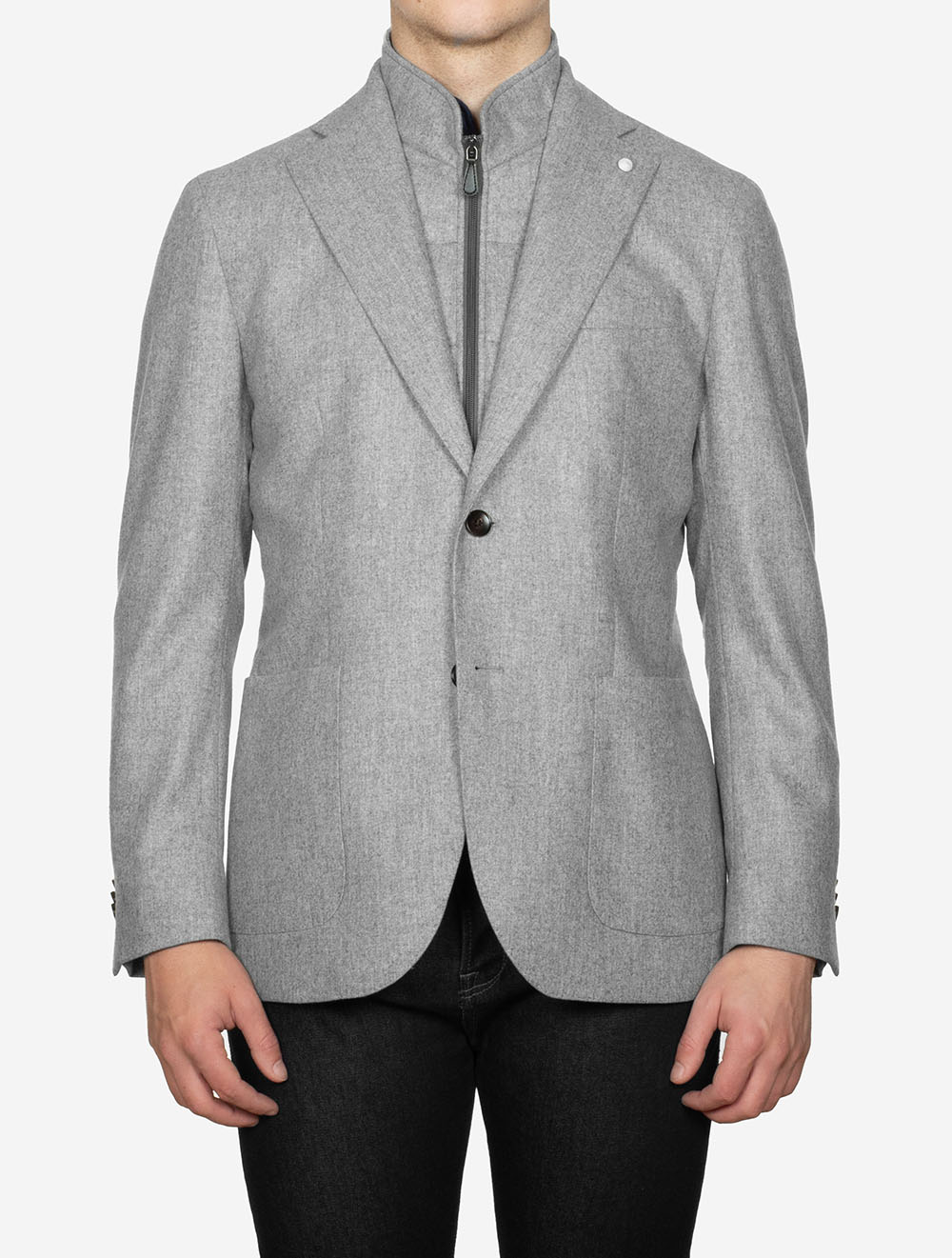 Lubiam Scooter Jacket Light Grey AI1