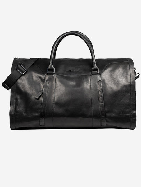 Burberry large washed discount leather duffle bag