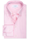 Eton Contemporary Pique Fit Shirt Pink MI