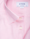 Eton Contemporary Pique Fit Shirt Pink AI1