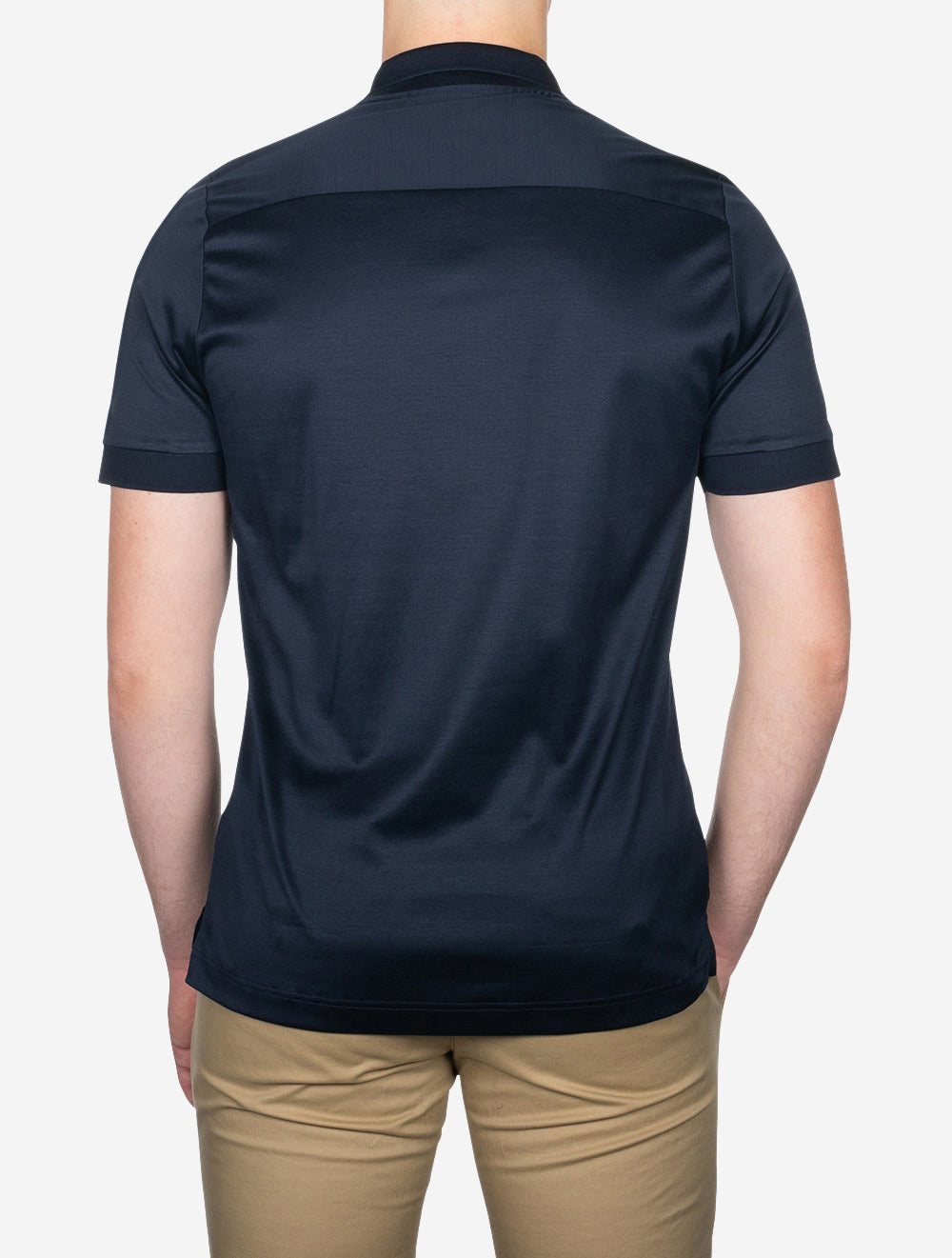 Navy Short Sleeve 2 Button Polo