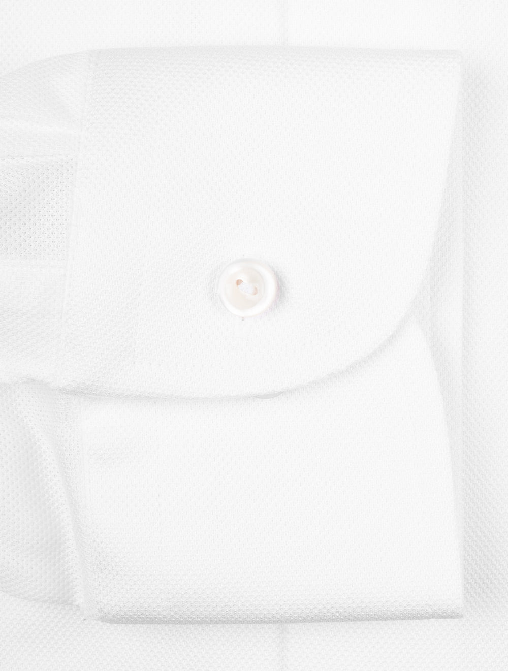 Eton White Pique Contemporary Shirt AI3