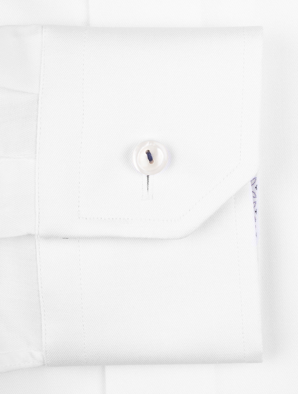 Eton Slim Plain With Inlay Shirt White AI3