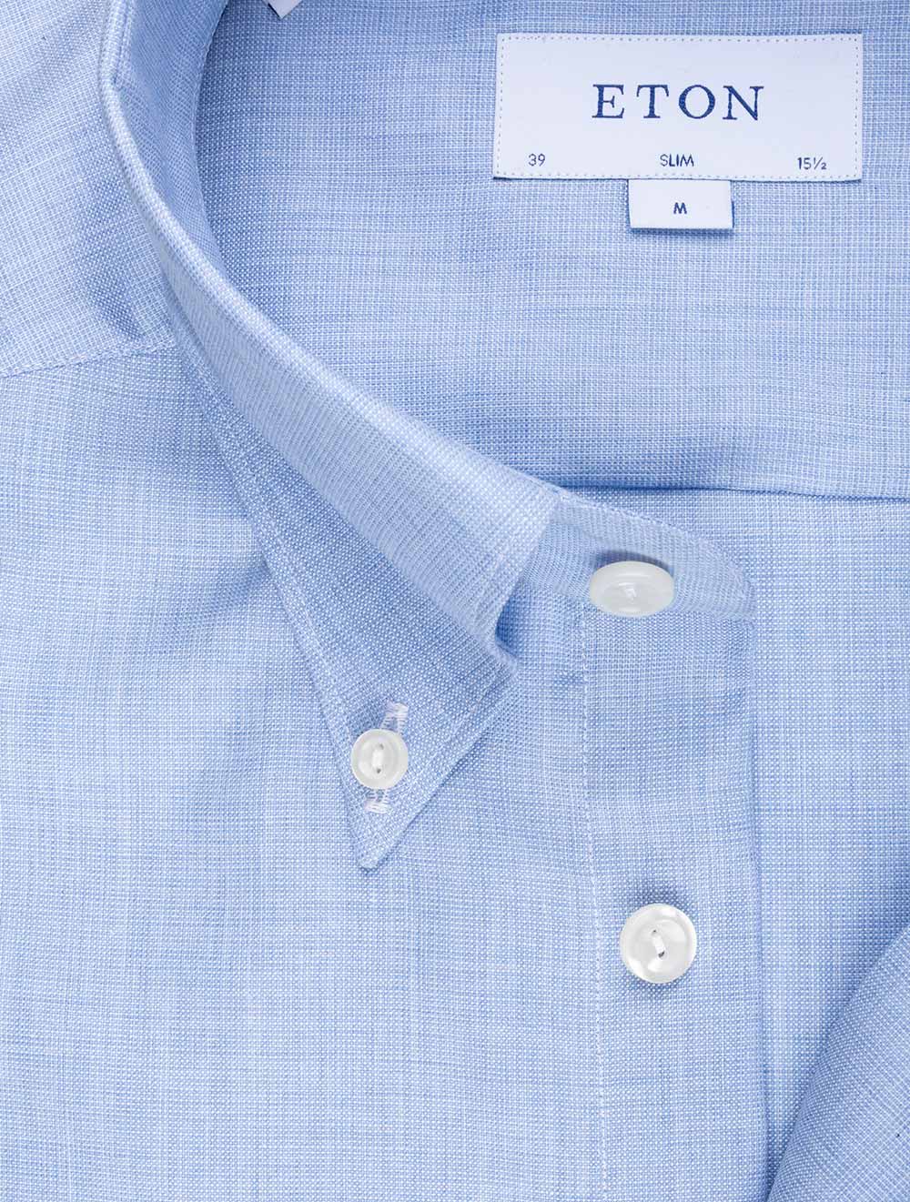 Blue Buttondown Oxford Slim Shirt