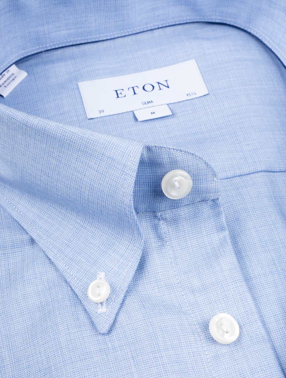 Blue Buttondown Oxford Slim Shirt