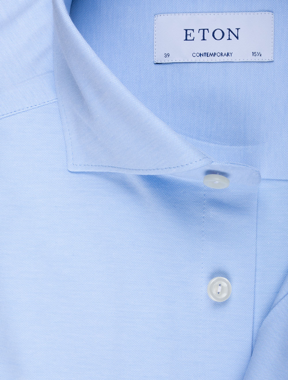 Eton Light Blue 4 Way Stretch Contemporary Fit Shirt AI1