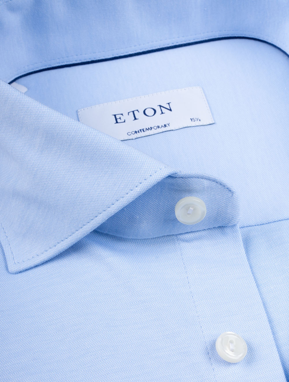 Eton Light Blue 4 Way Stretch Contemporary Fit Shirt AI2