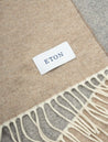 Eton Solid Cashmere Scarf Beige AI1