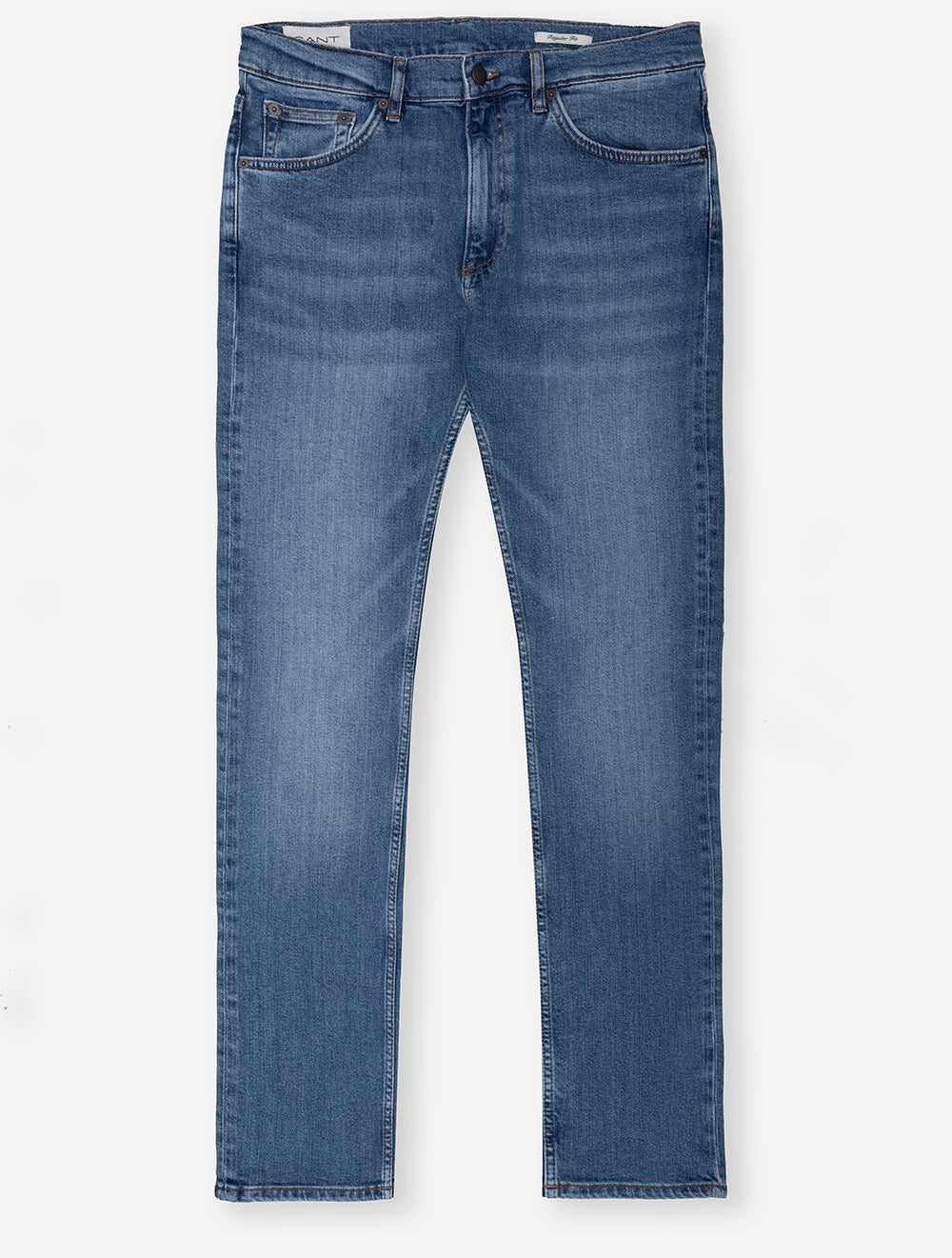 Regular Jeans Mid Blue Worn In