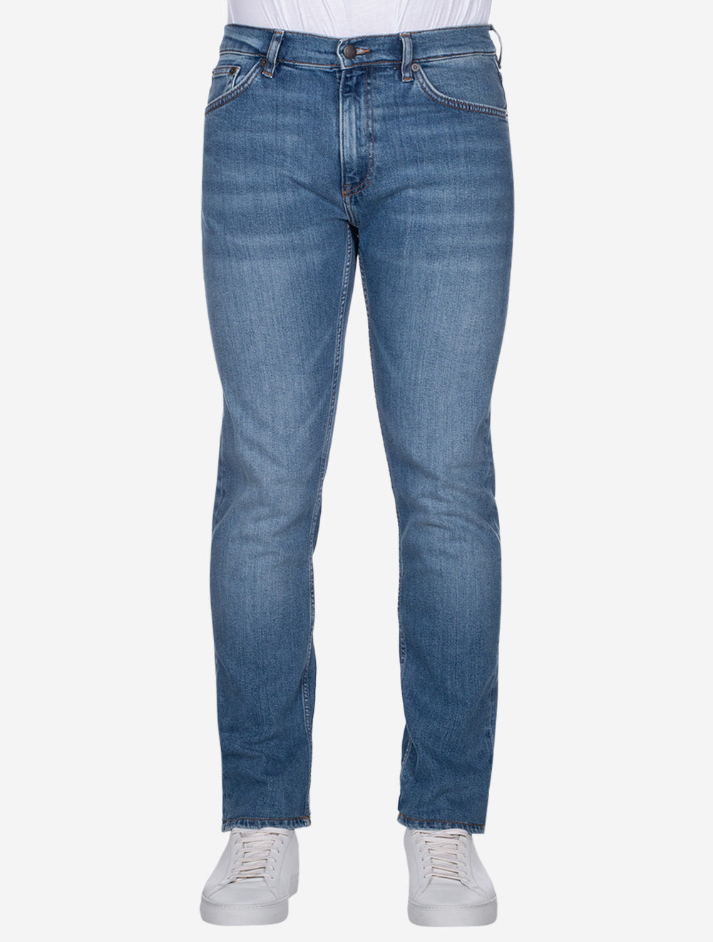 Regular Jeans Mid Blue Worn In