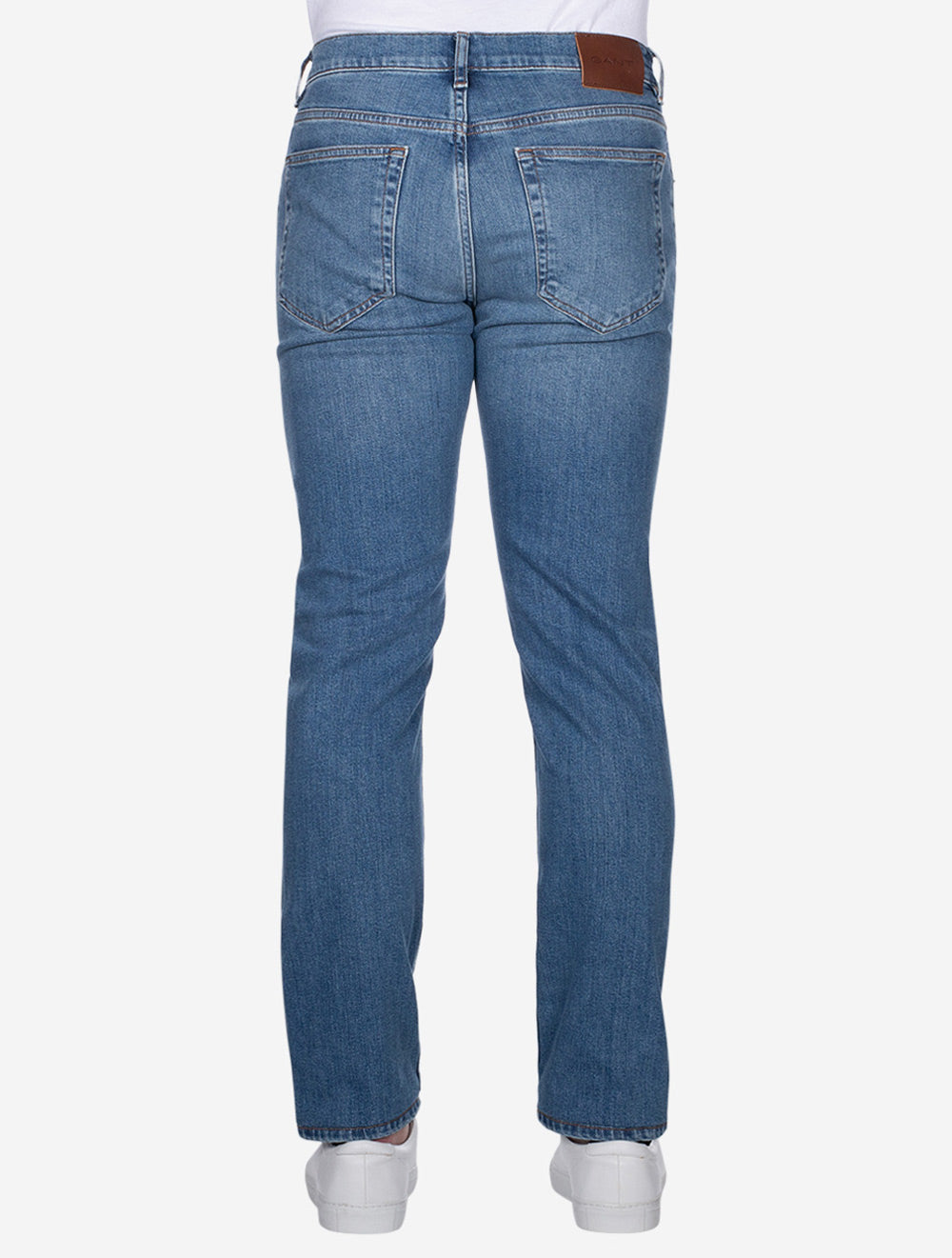 Regular Jeans Mid Blue Worn In