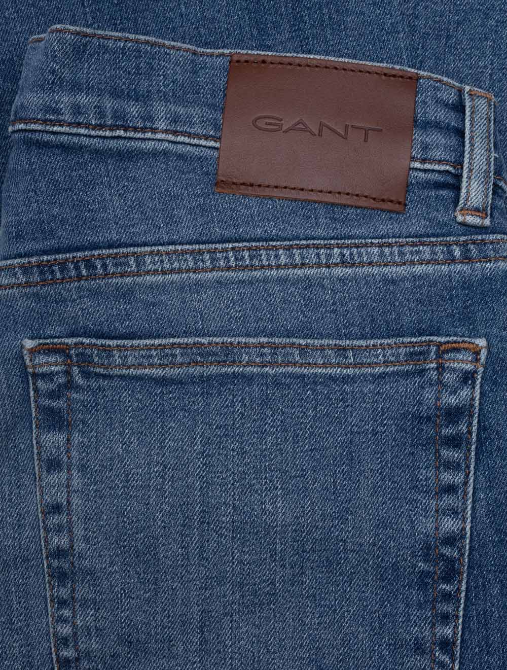 Regular Jeans Mid Blue Worn In