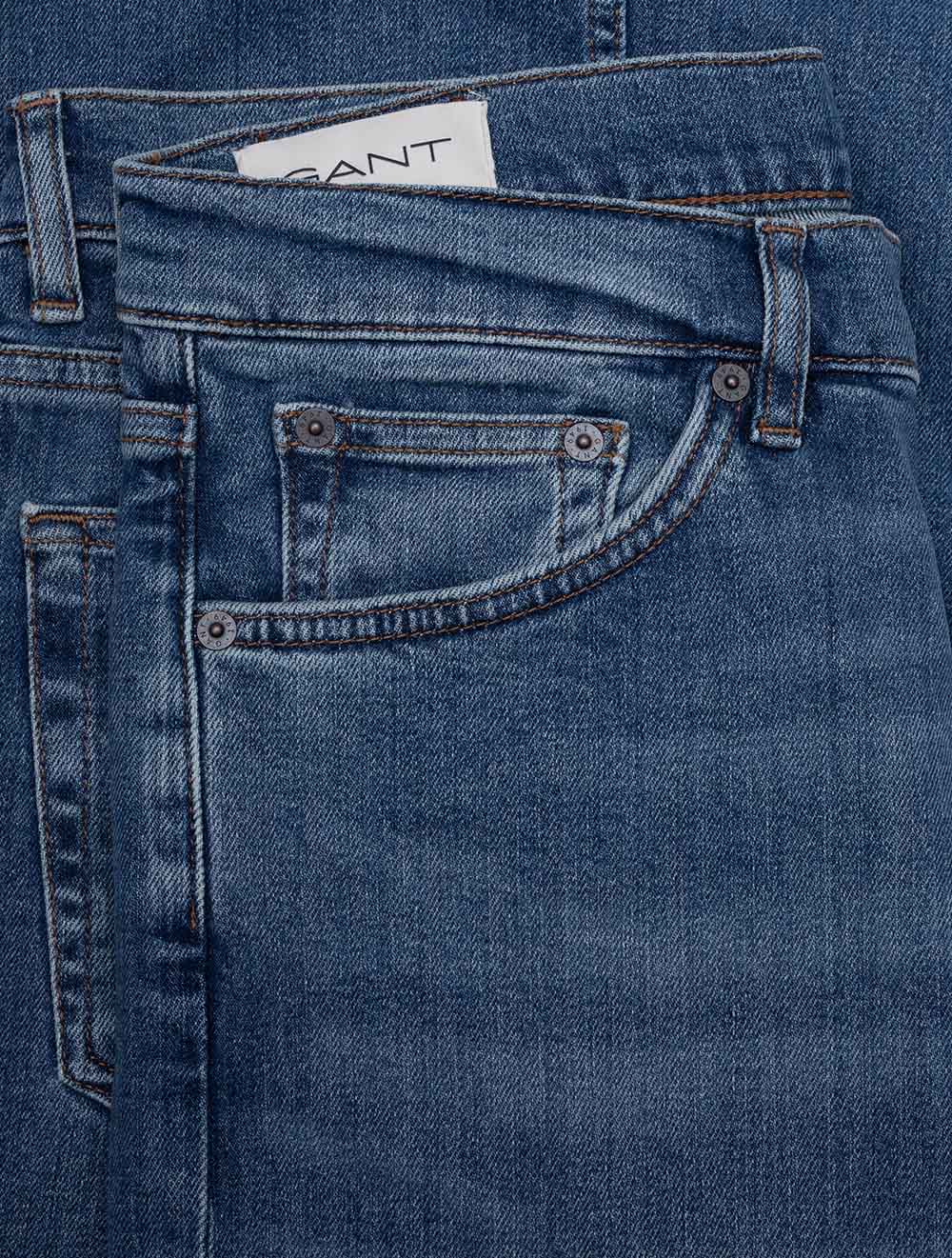 Regular Jeans Mid Blue Worn In