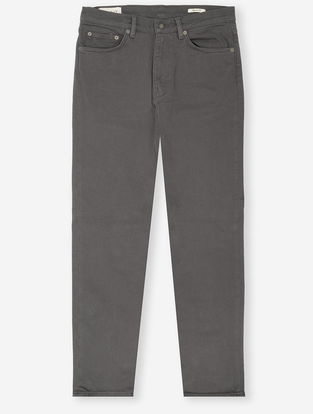 Regular Soft Twill Jeans Antracite