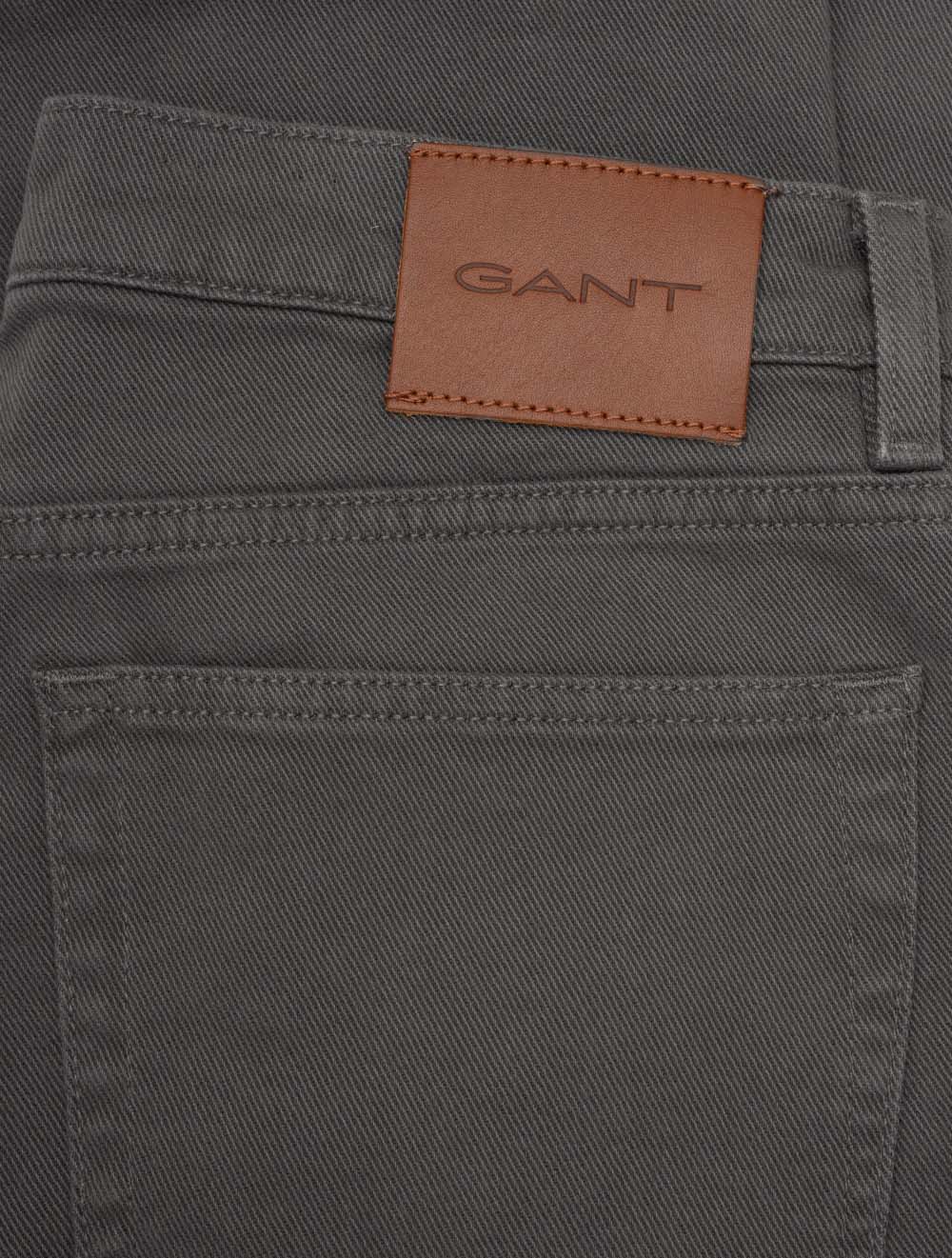 Regular Soft Twill Jeans Antracite