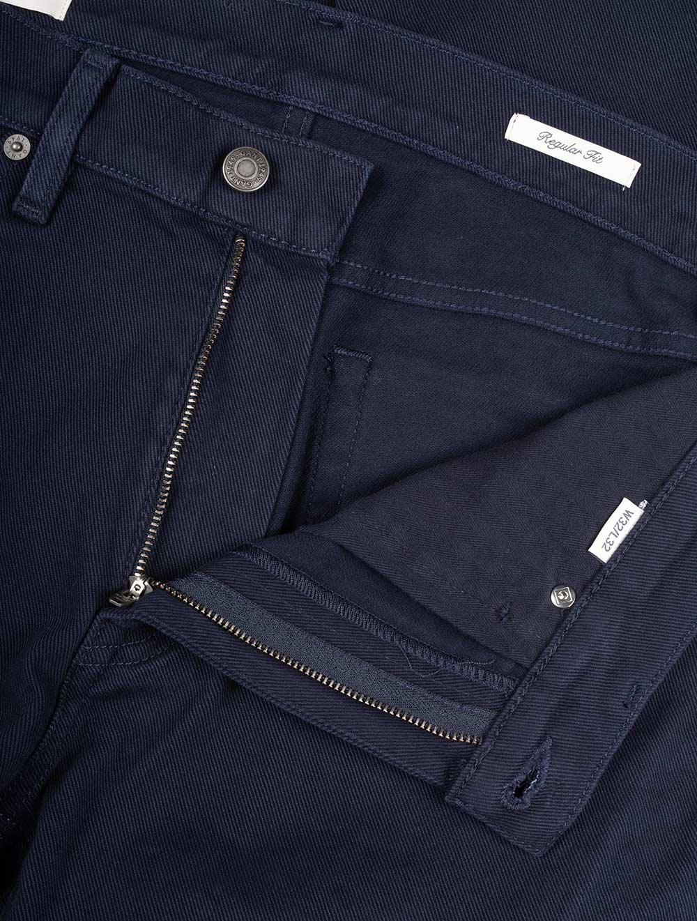 Regular Soft Twill Jeans Marine