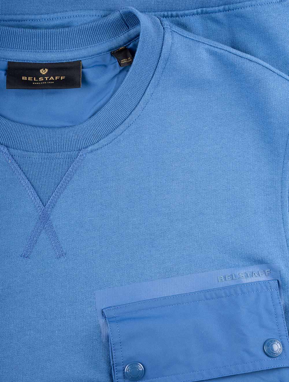 Belstaff Surge Crewneck Jumper Blue AI1