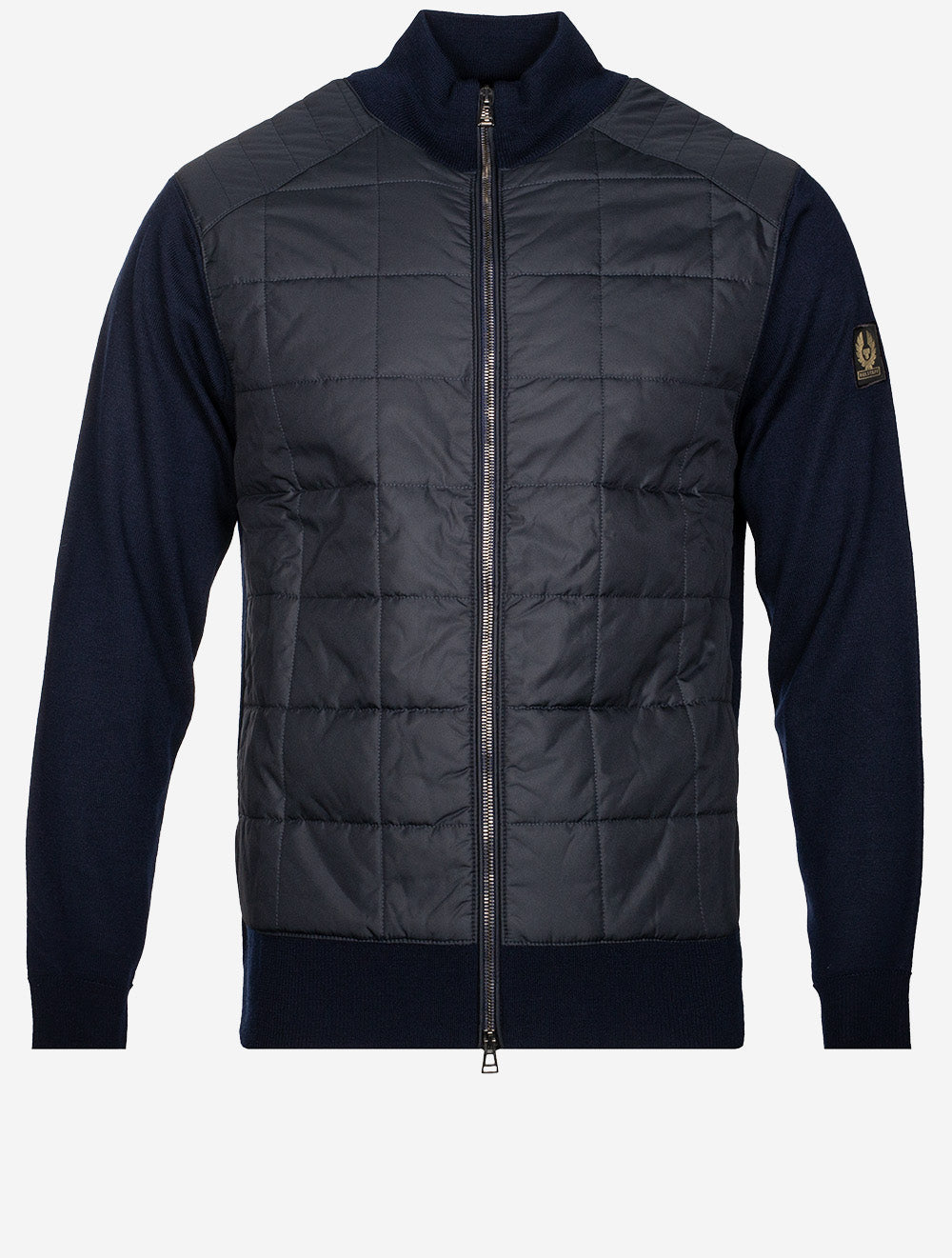 Belstaff Kelbrook Zip Cardigan Washed Navy MI