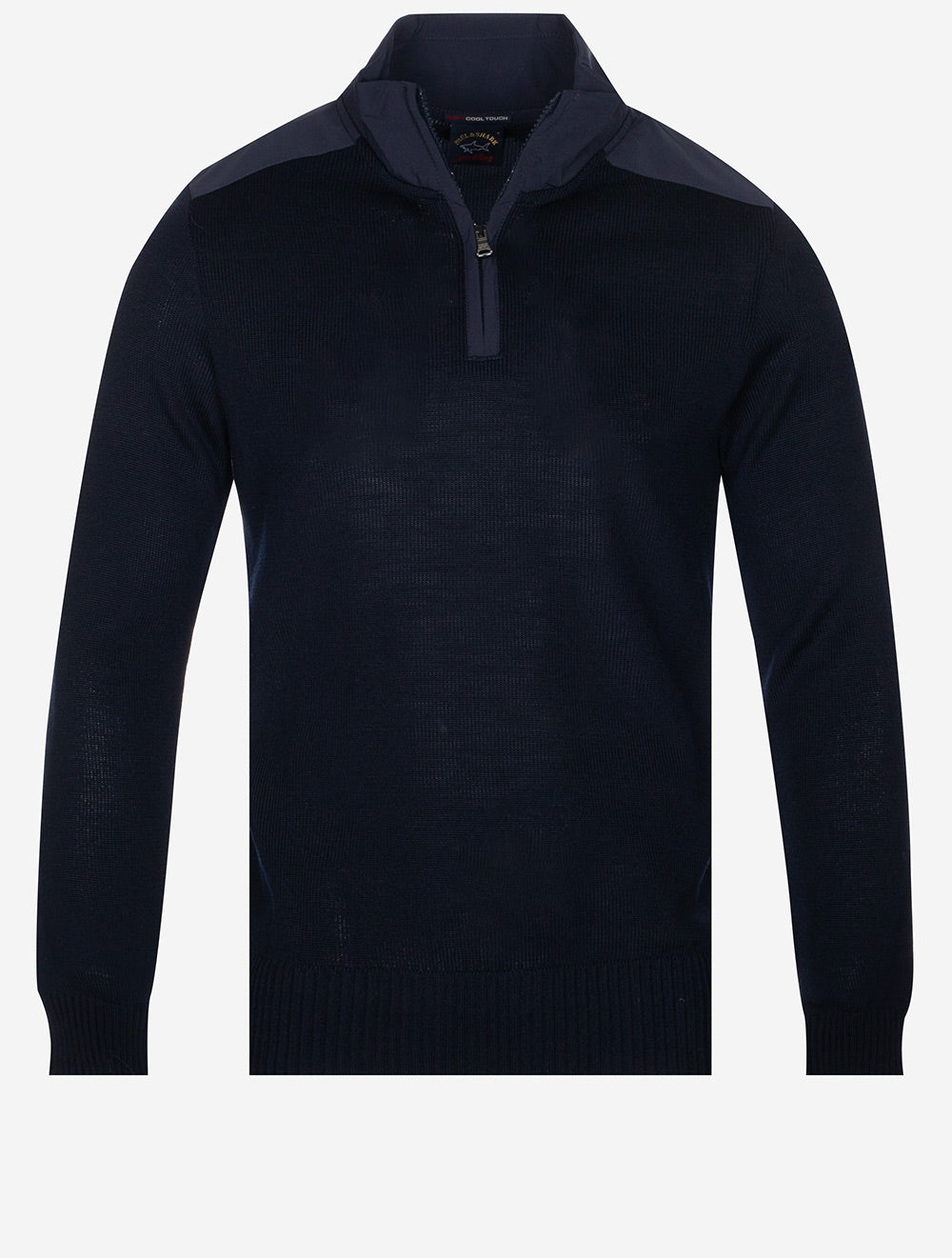 Zipped Pullover Navy