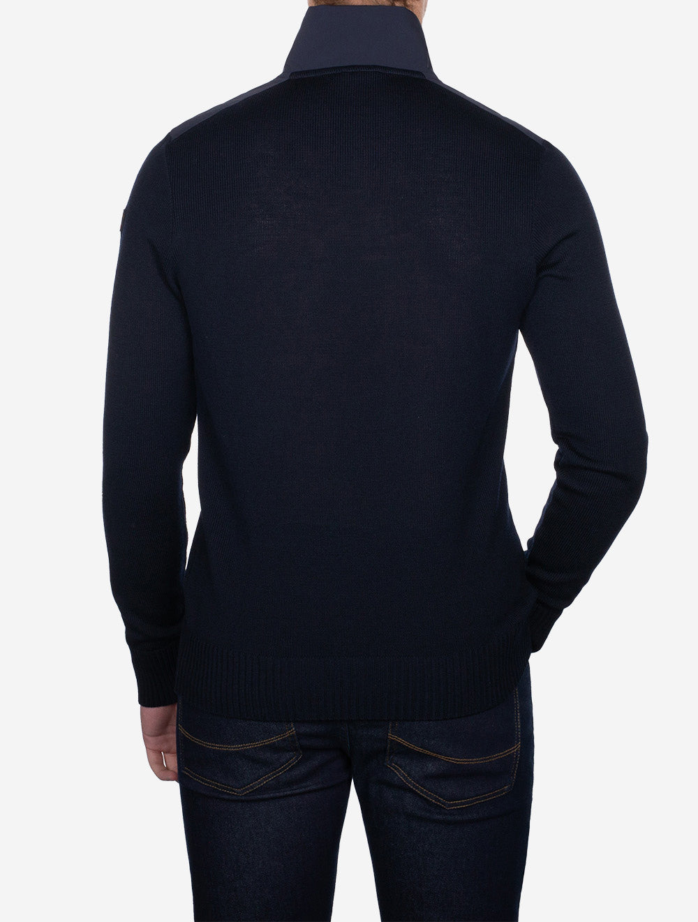 Zipped Pullover Navy