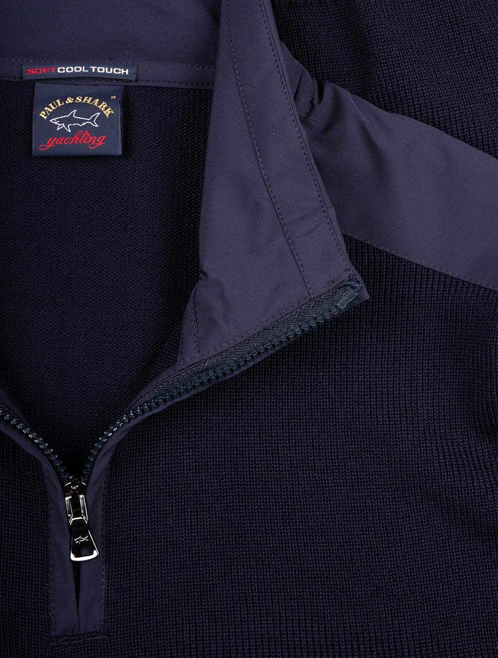 Zipped Pullover Navy