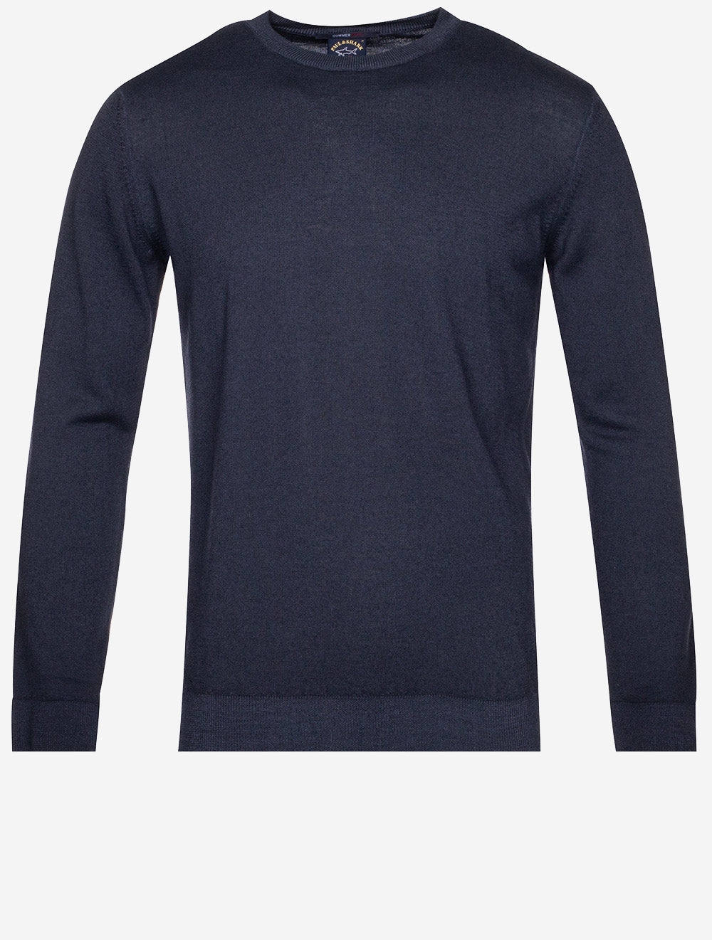 Paul And Shark Summer Wool Crew Neck Navy MI