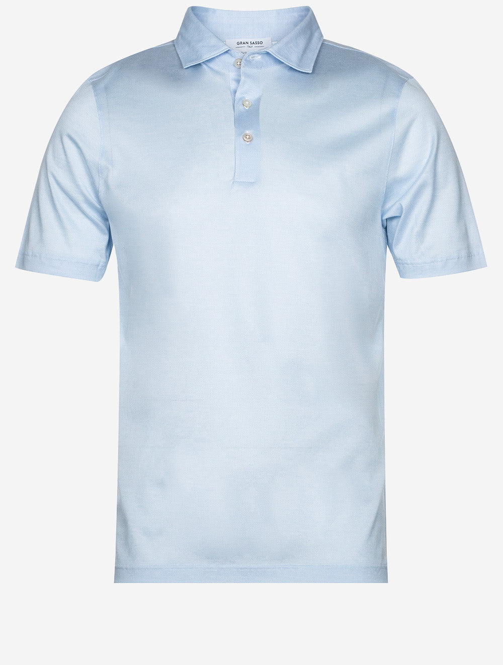 Gran Sasso 3 Button Polo Shirt Blue MI