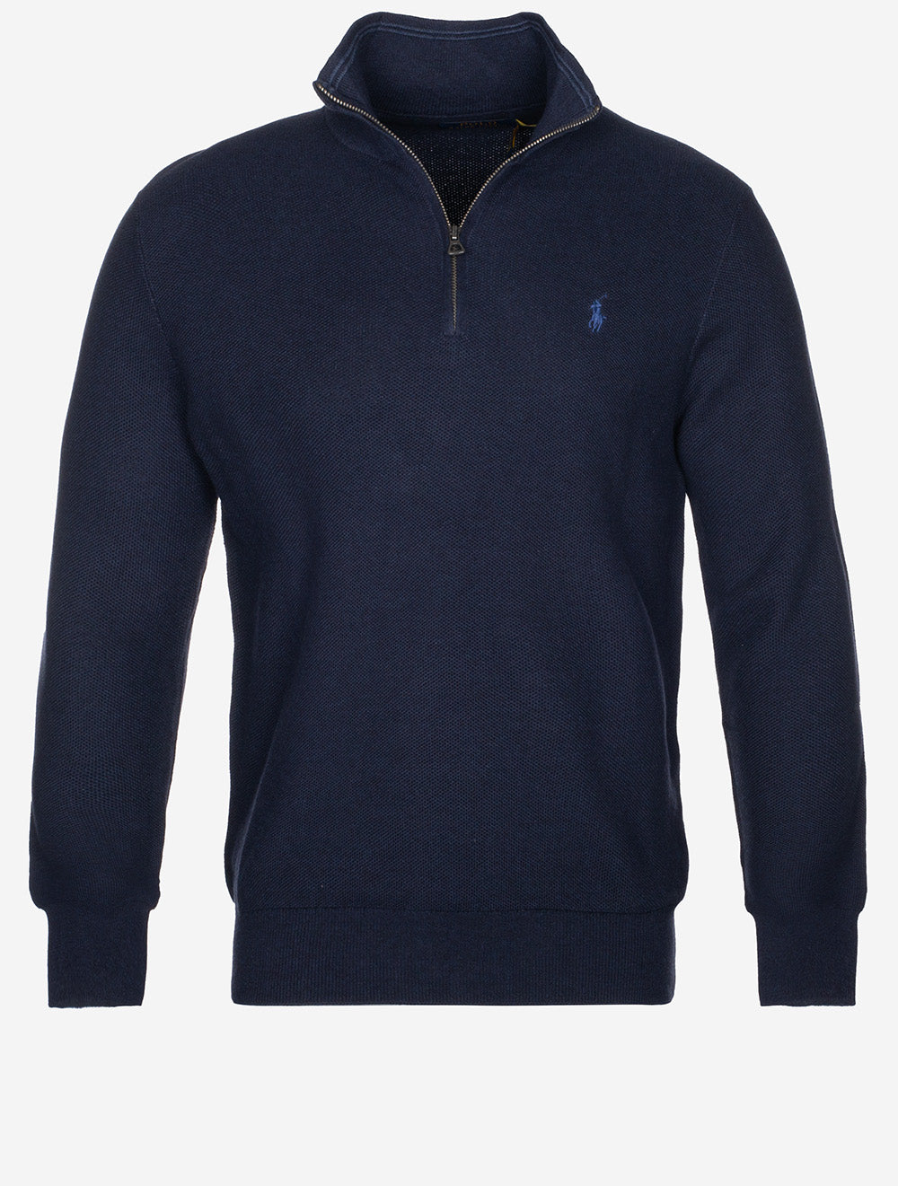 Half Zip Pique Pullover Cruise Navy