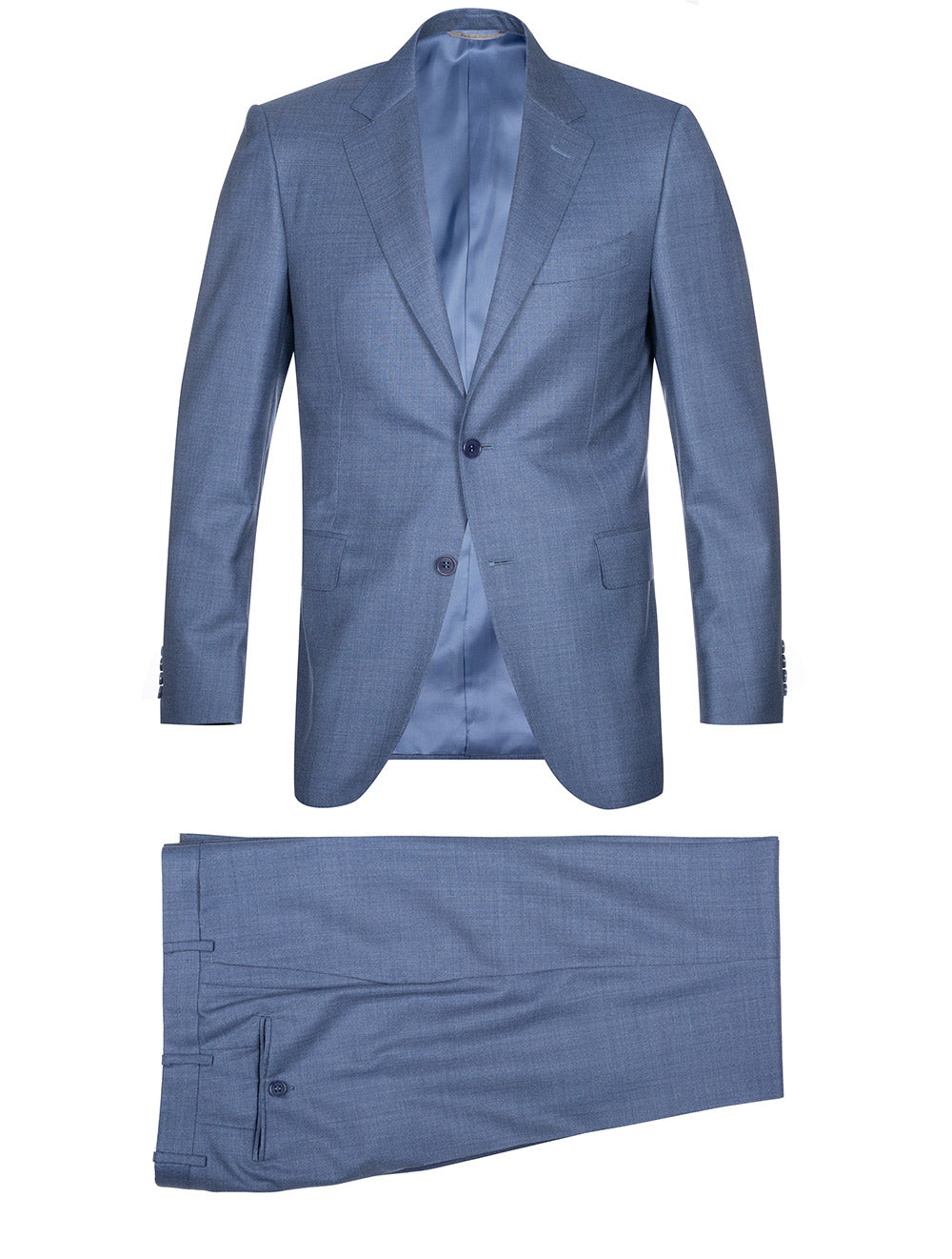 Canali Sharkskin Suit Blue | Tailored Suits for Men Now Available in ...