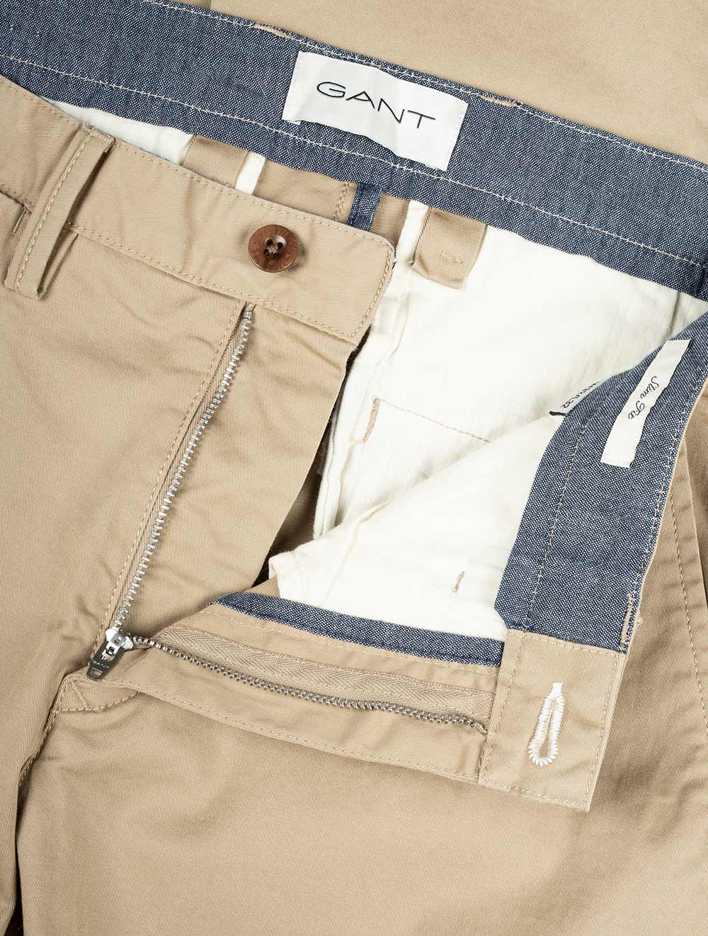 Gant Slim Twill Chinos Dark Khaki AI3