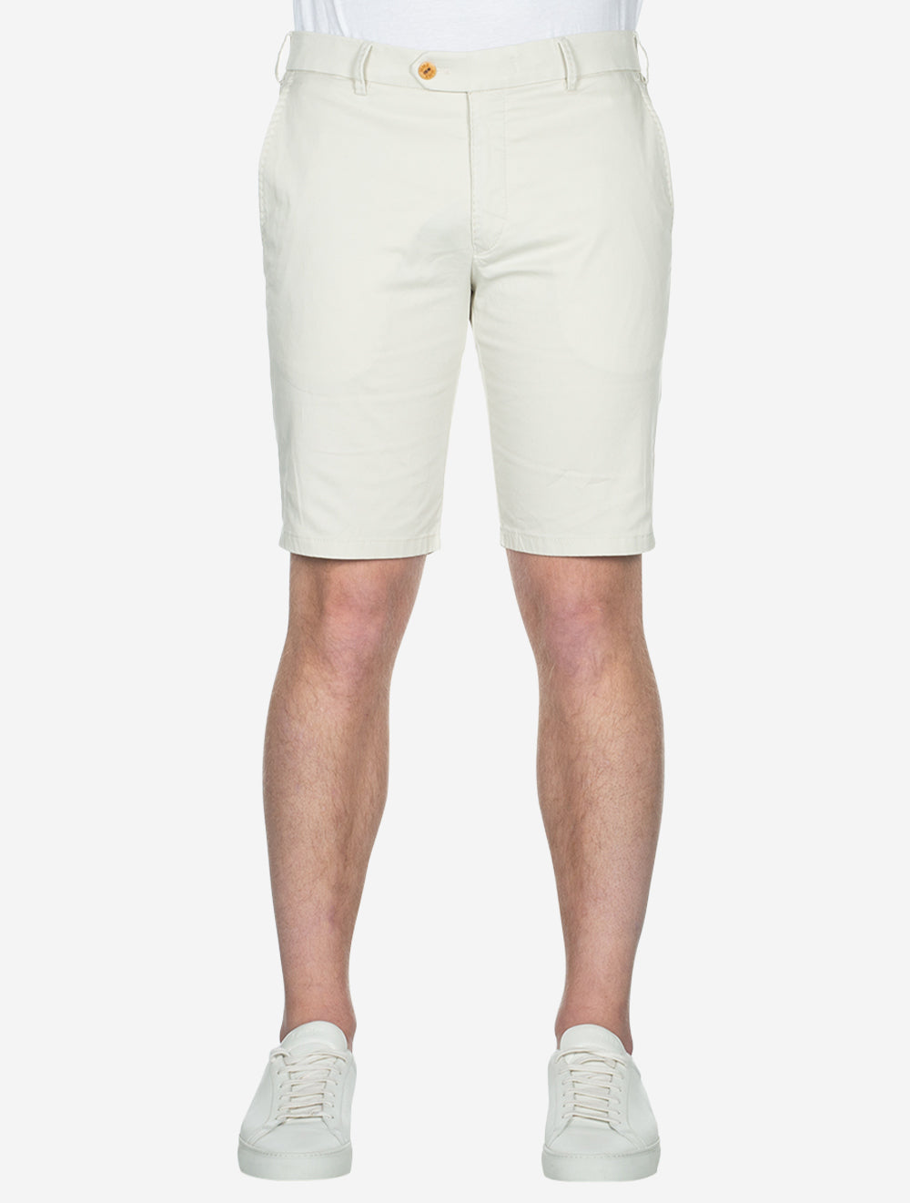 Beige Pegasus Cotton Chino Shorts