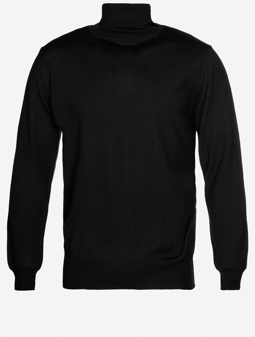 Louis Copeland Merino Wool Turtle Neck Black MI