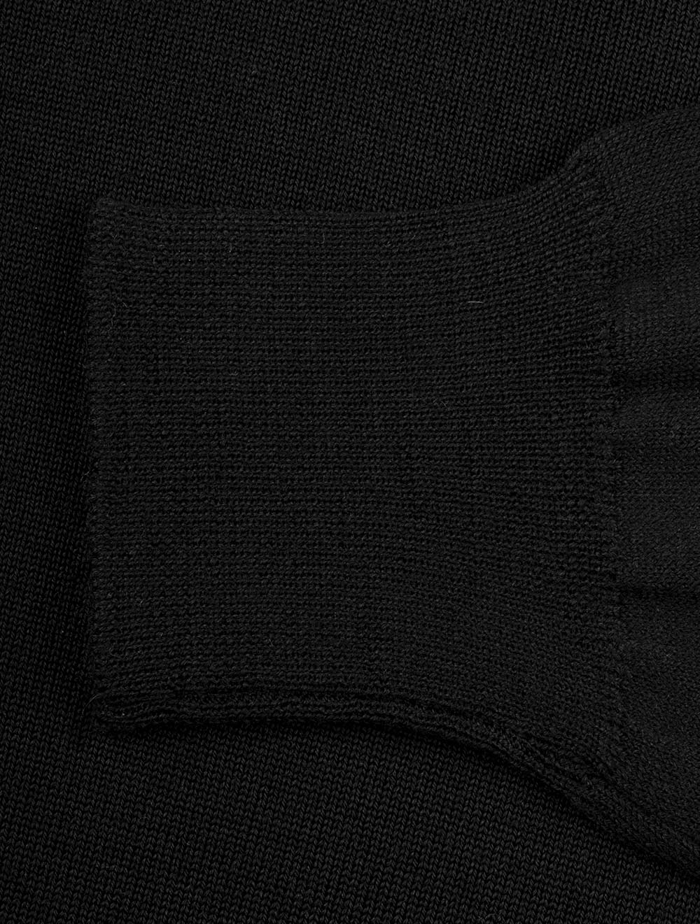 Louis Copeland Merino Wool Turtle Neck Black AI5