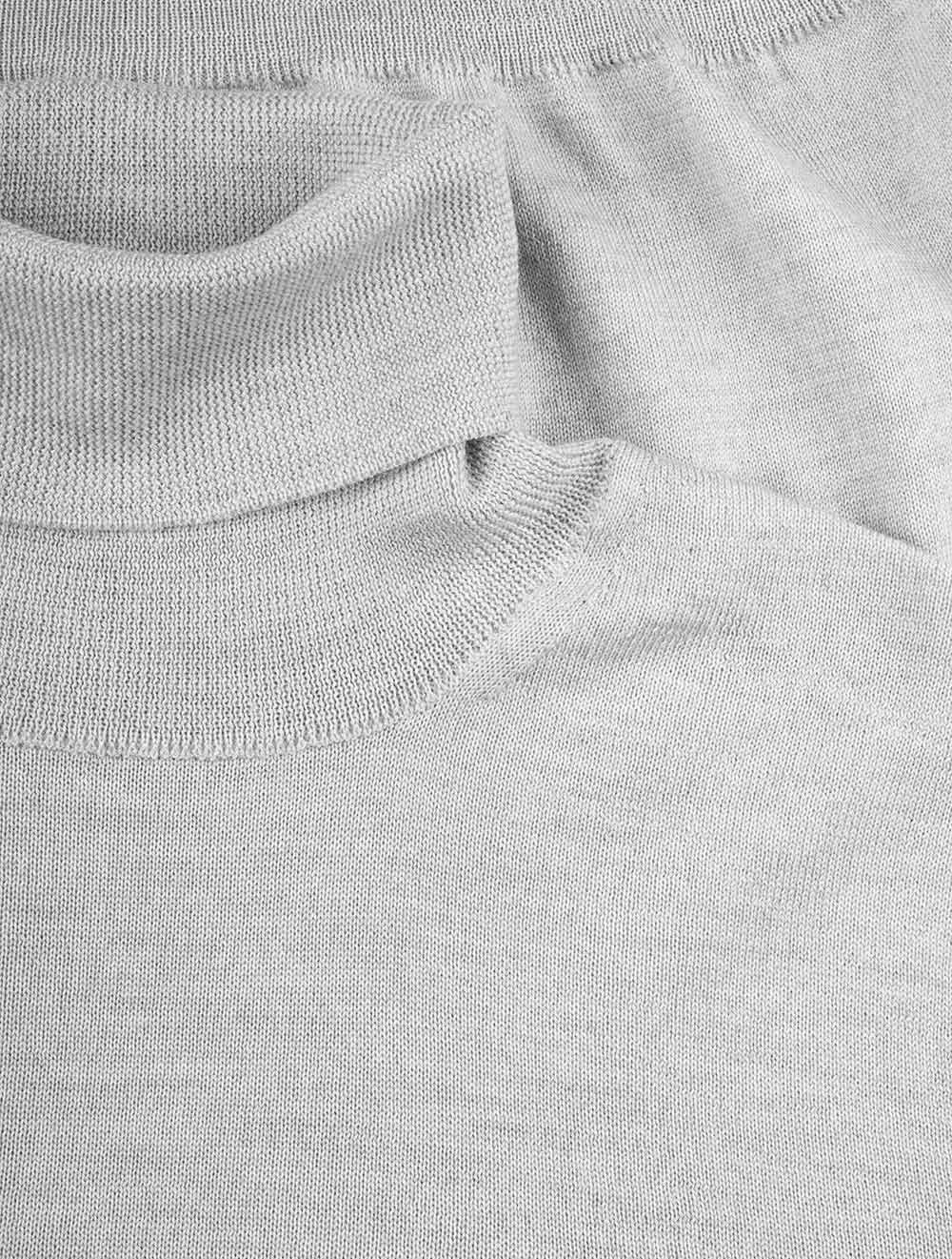 Louis Copeland Merino Wool Turtle Neck Grey AI4