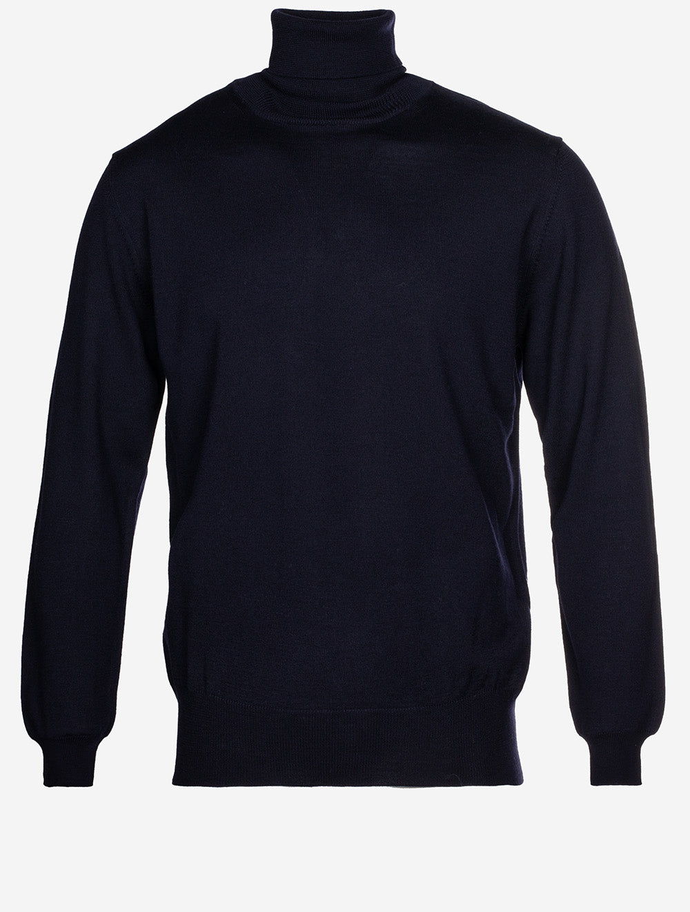 Louis Copeland Merino Wool Turtle Neck Navy MI