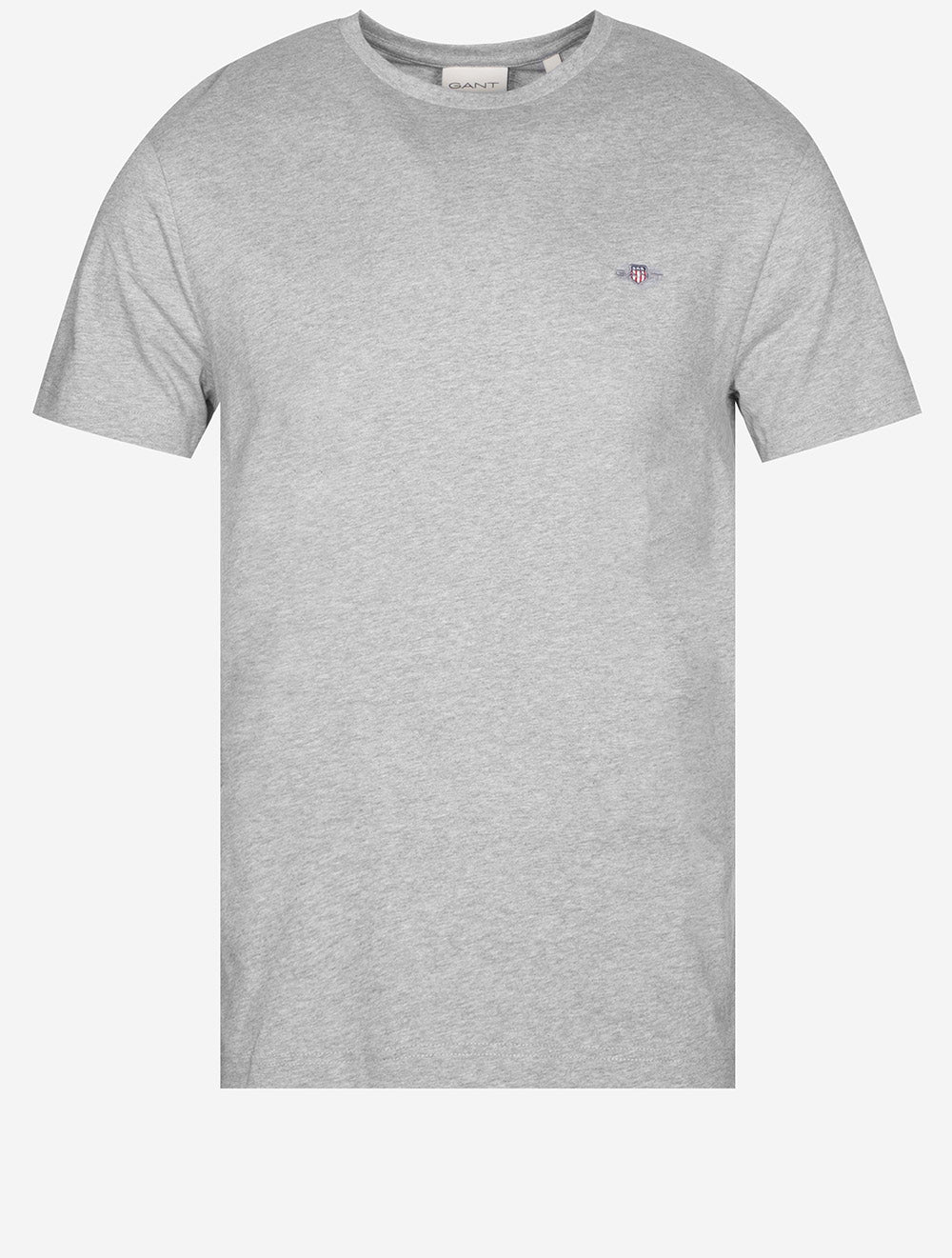 Gant Regular Shield Short Sleeve T-Shirt Grey Melange MI