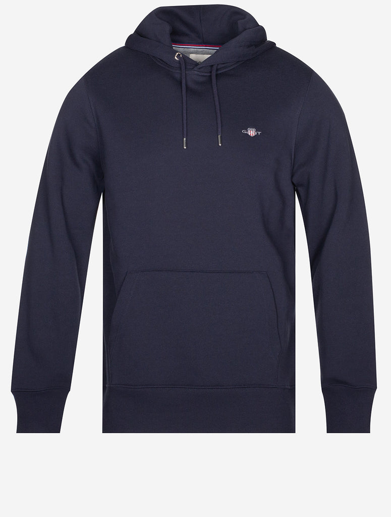 GANT Regular Shield Hoodie Evening Blue