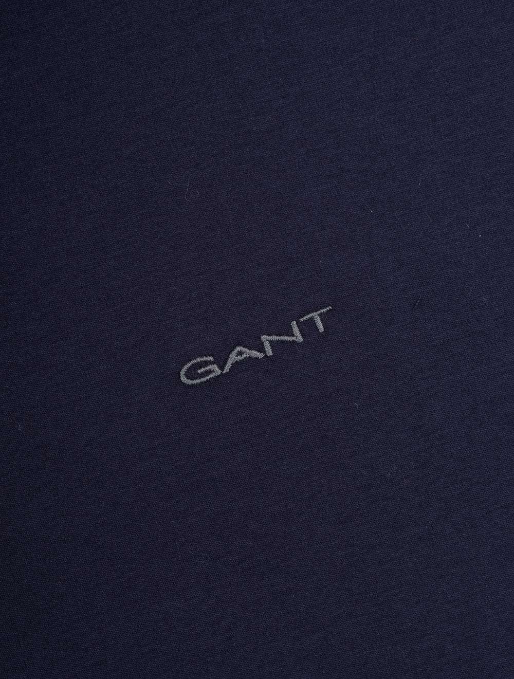 Gant Mercerized Jersey Short Sleeve Rugger Evening Blue AI4