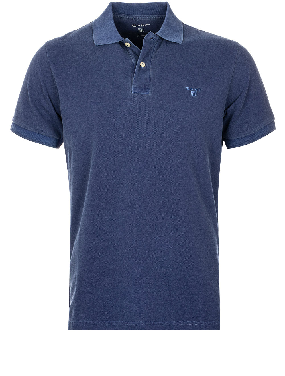 Gant Sunfaded Pique Short Sleeve Rugger Persian Blue MI