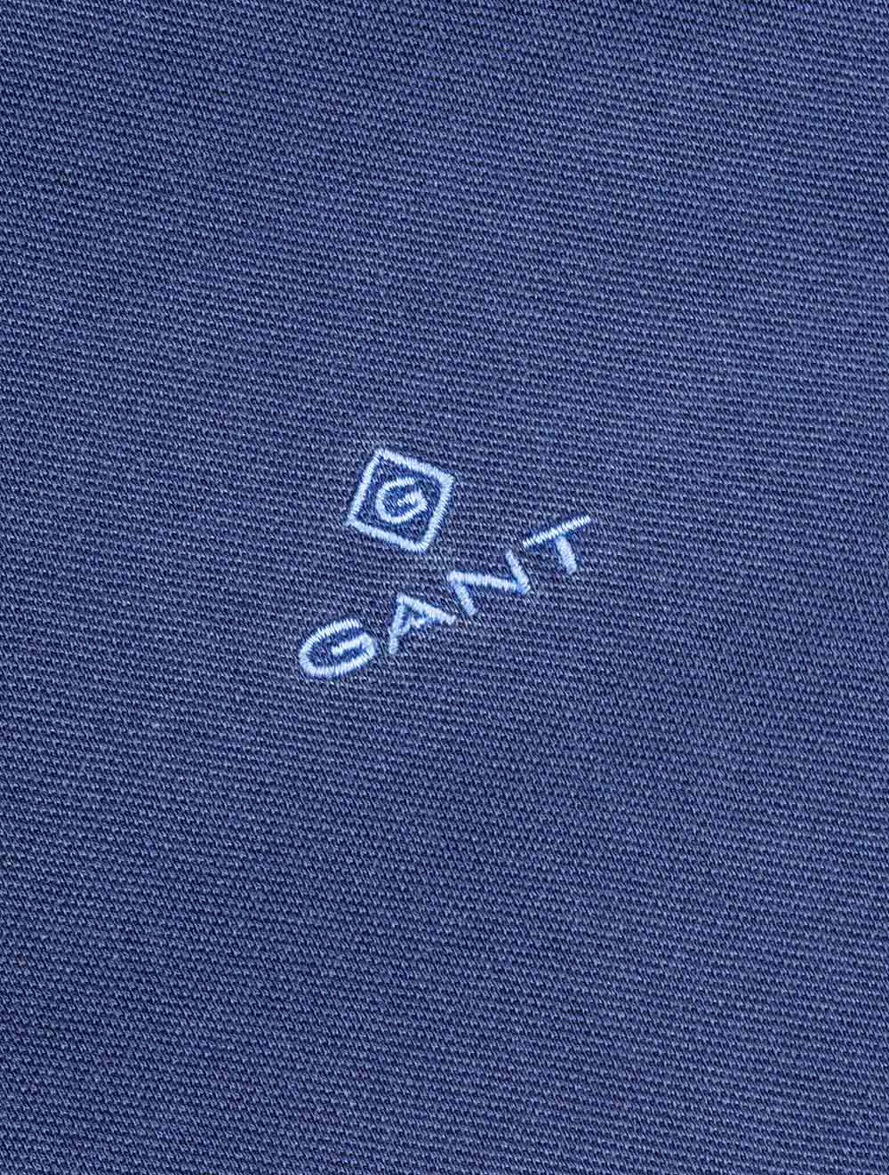 Gant Sunfaded Pique Short Sleeve Rugger Persian Blue AI4