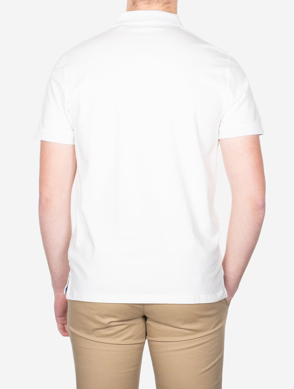 Gant Regular Contrast Pique Short Sleeve Rugger Eggshell AI2